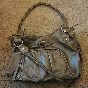 Silver handbag